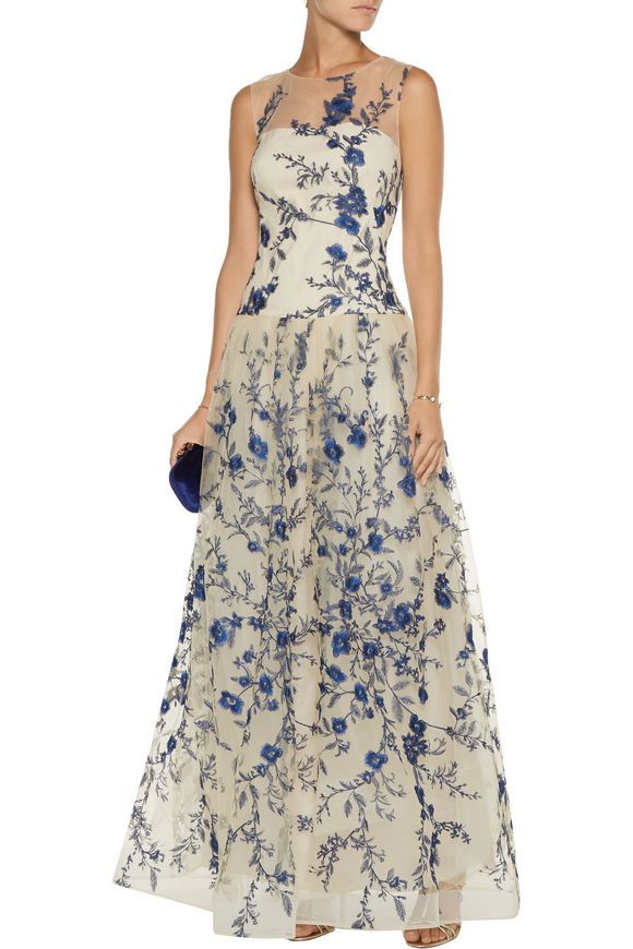 Embroidered tulle gown | MIKAEL AGHAL | Sale up to 70% off | THE OUTNET