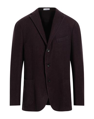 Boglioli Man Suit Jacket Deep Purple Size 46 Wool