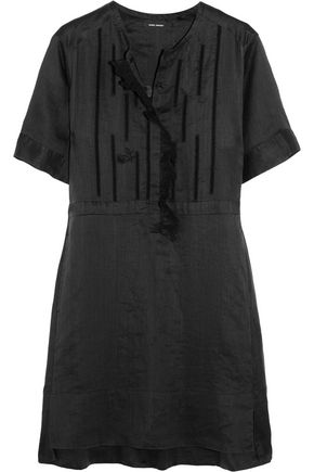 ISABEL MARANT Ariana ruffled broderie anglaise ramie mini dress