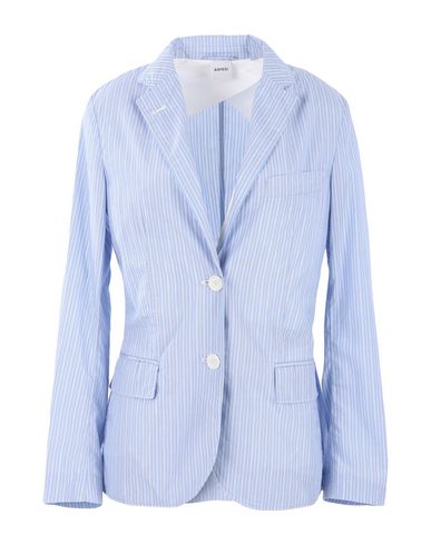 Woman Blazer Sky blue Size 10 Cotton