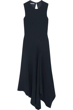 STELLA McCARTNEY Cutout asymmetric stretch-cady dress