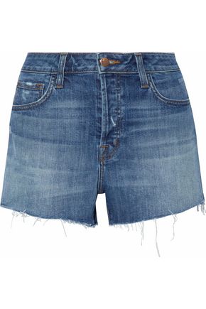 Oui T Soft Blue Denim Shorts 76445 5000 main image 1