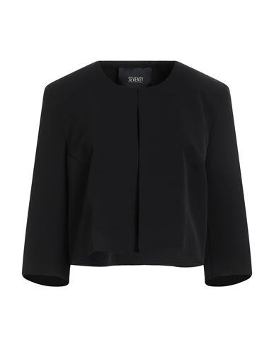 Seventy Sergio Tegon Woman Blazer Black Size 12 Polyester, Elastane