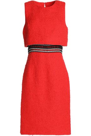 Ensemble 2 Pièces Oscar De La Renta – Top Métallique Or Et Cardigan Nervuré, Neuf Avec étiquettes, Tailles XS/S