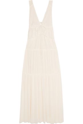 See By Chloé Clothing Up To 70 Off Us The Outnet See By ChloÉ Tiered Voile Maxi Dress