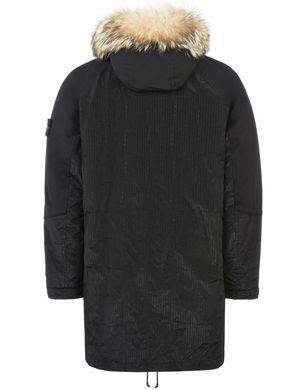 stone island faux fur parka