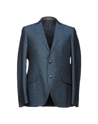 Man Blazer Midnight blue Size 50 Cotton, Linen, Wool