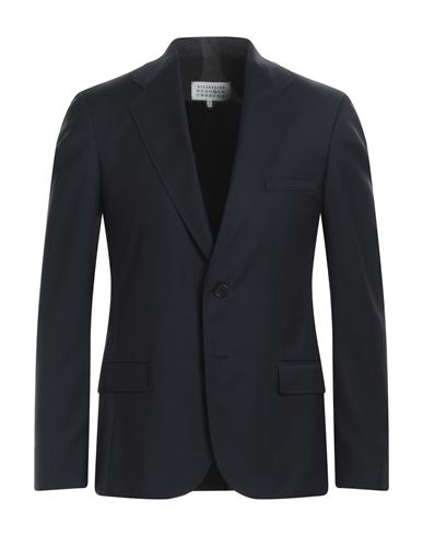 Maison Margiela Man Suit Jacket Midnight Blue Size 44 Virgin Wool