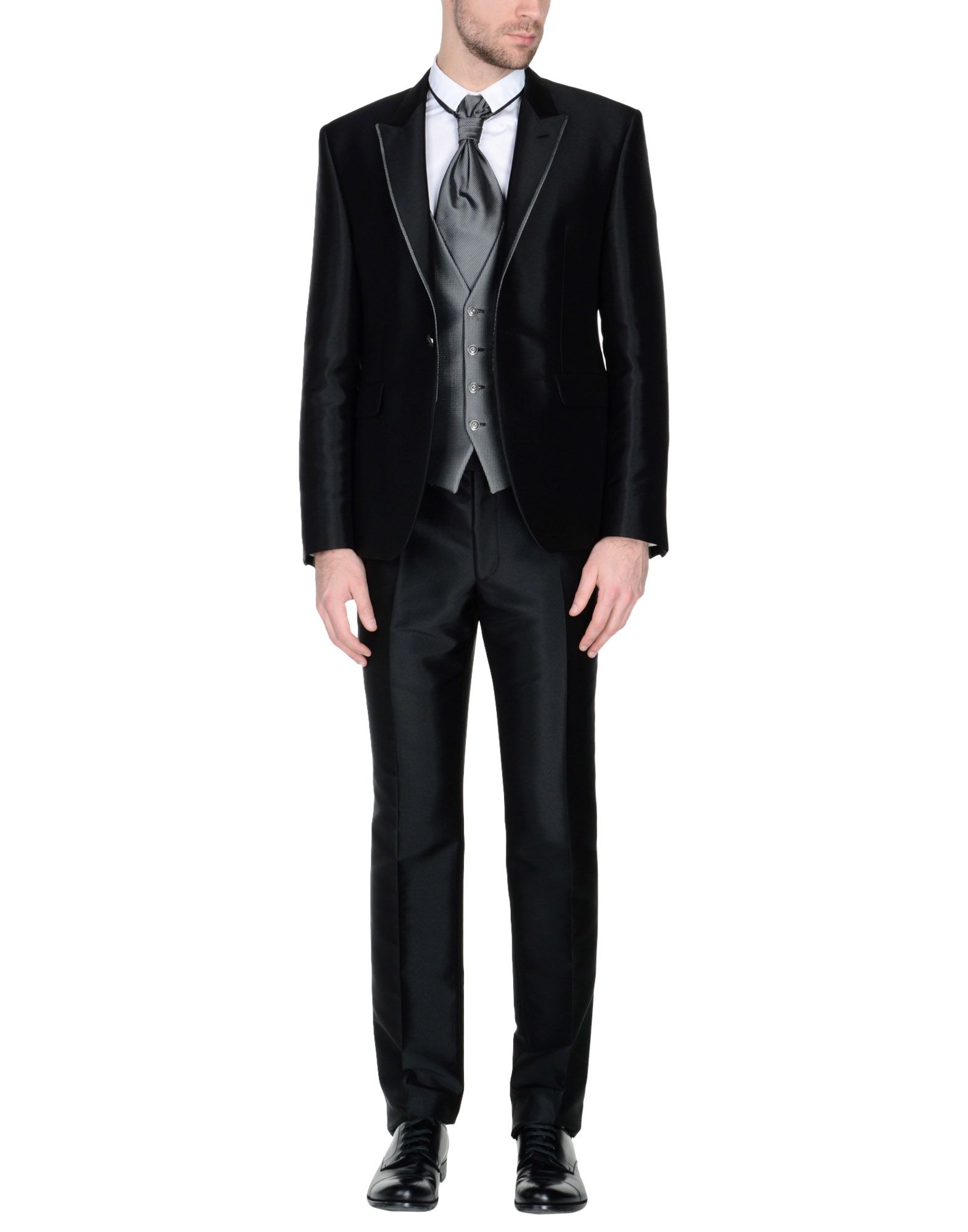 《セール開催中》CARLO PIGNATELLI CERIMONIA メンズ スーツ ブラック 50 ポリエステル 100% / アセテート / レーヨン / ウール