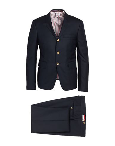 Thom Browne Man Suit Midnight Blue Size 4 Wool