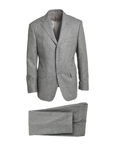 Man Suit Grey Size 42 Virgin Wool