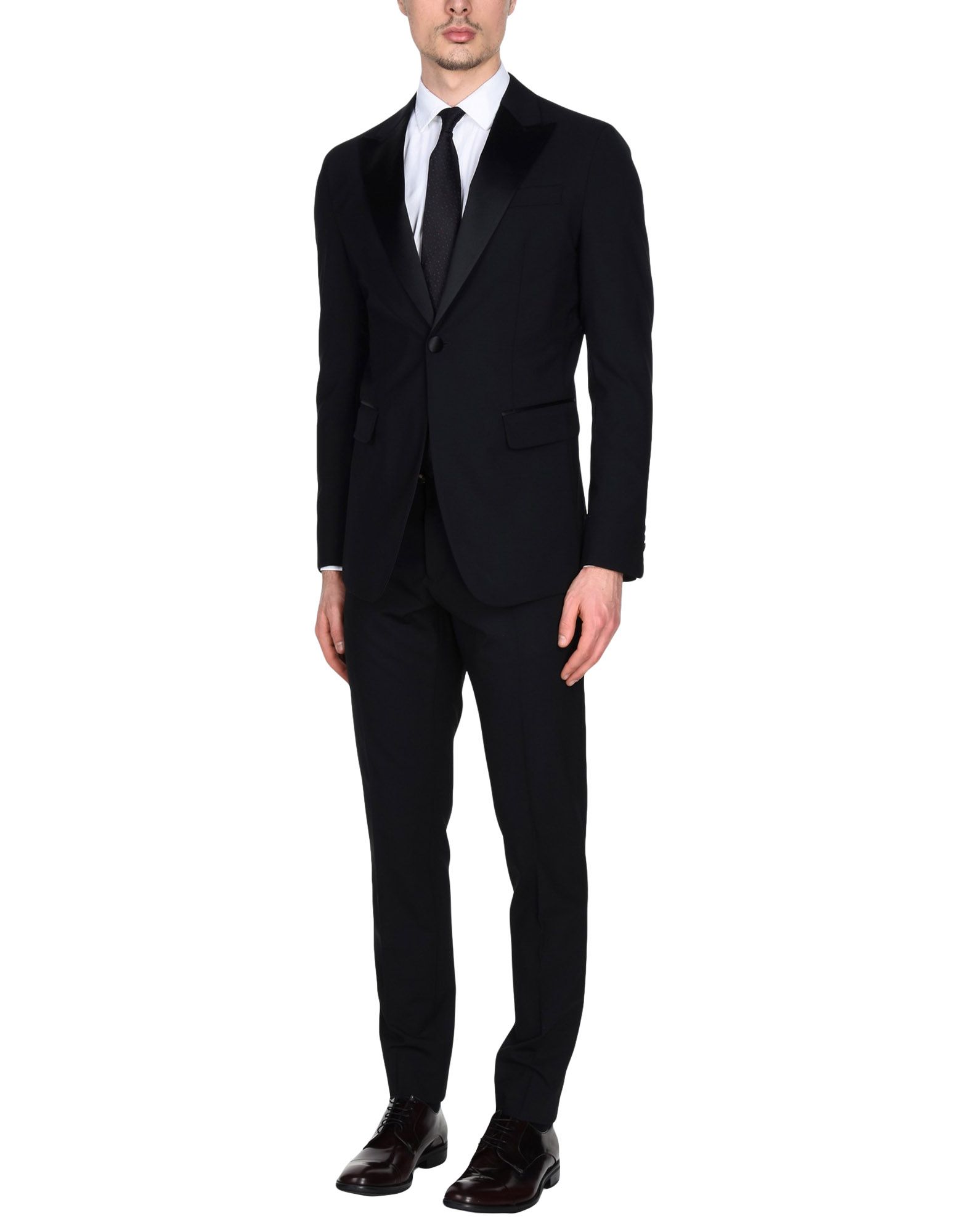 Dsquared2 Dsquared Black Stretch Viscose Suit