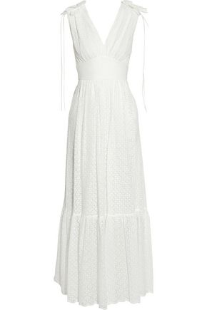 Temperley London Up To 70 Off At The Outnet Temperley London Gathered Lace Maxi Dress