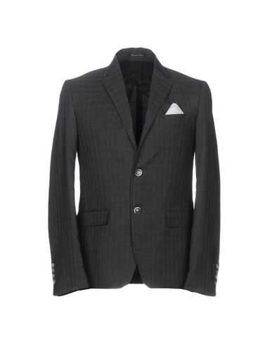 Eredi Del Duca Man Suit jacket Steel grey Size 40 Polyester, Viscose, Elastane