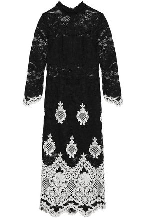 ALEXIS Embroidered corded lace dress,AU 14693524283527611