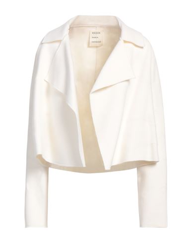 Woman Blazer Ivory Size 6 Wool