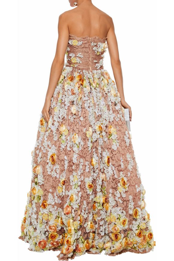 dolce and gabbana lace gown