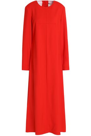 MARNI WOMAN CREPE MAXI DRESS RED,US 14693524283902150