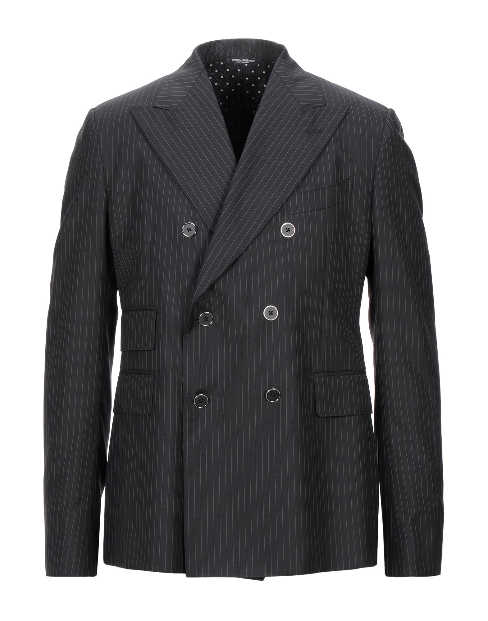 DOLCE & GABBANA DOLCE & GABBANA MAN BLAZER BLACK SIZE 44 VIRGIN WOOL, SILK,49376074UQ 5