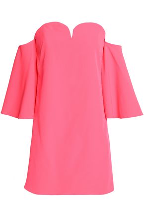 MILLY WOMAN LOLA OFF-THE-SHOULDER CADY MINI DRESS BRIGHT PINK,AU 14693524283887902