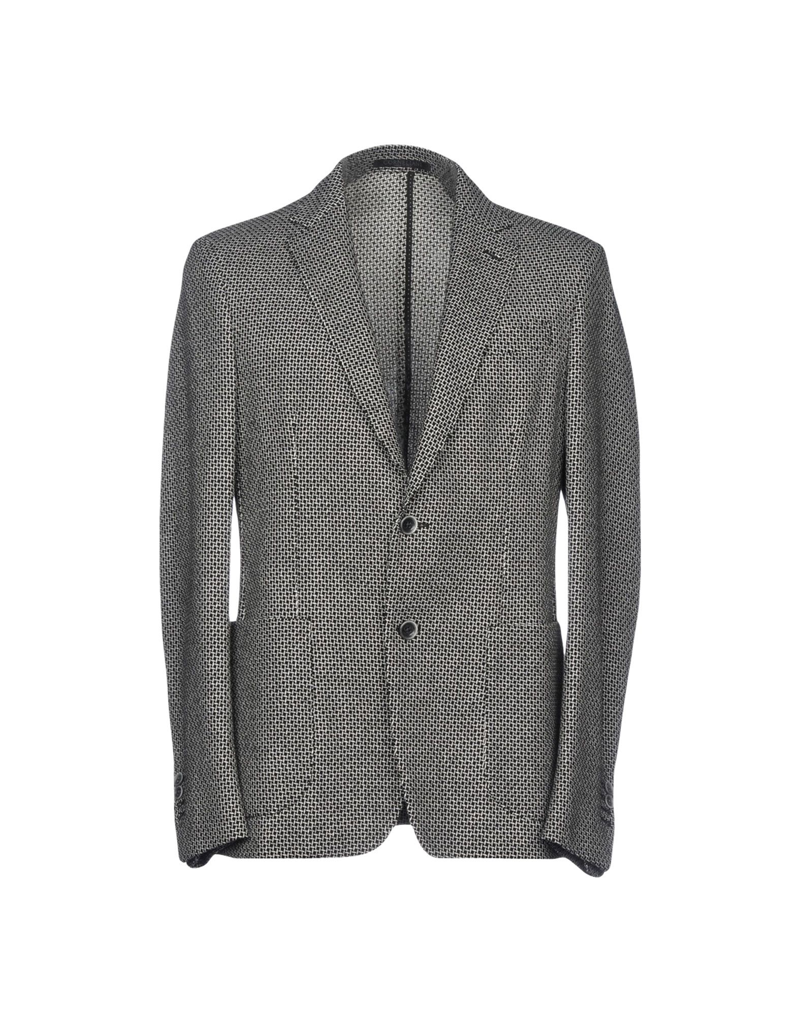 《セール開催中》CORNELIANI ID メンズ テーラードジャケット ブラック 50 ウール 56% / コットン 44%