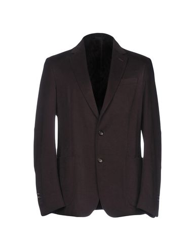 Corneliani Id Man Suit jacket Dark brown Size 40 Cotton