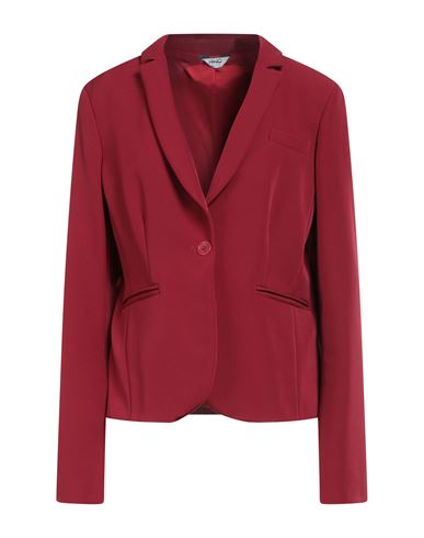 Liu •jo Woman Blazer Brick Size 12 Polyester, Elastane In Red