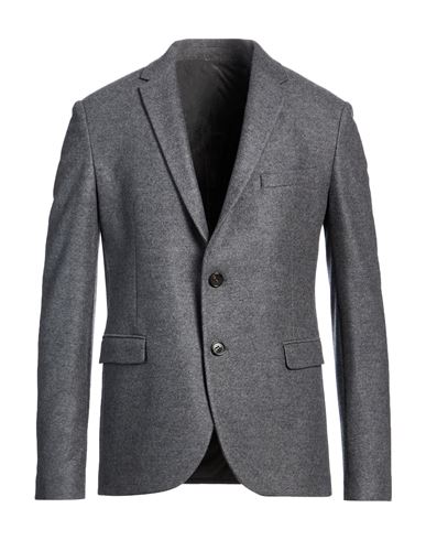 Man Blazer Grey Size 36 Wool, Nylon