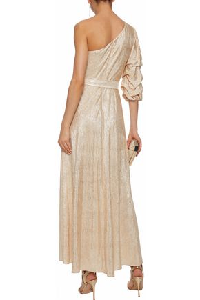 alice and olivia one shoulder dress