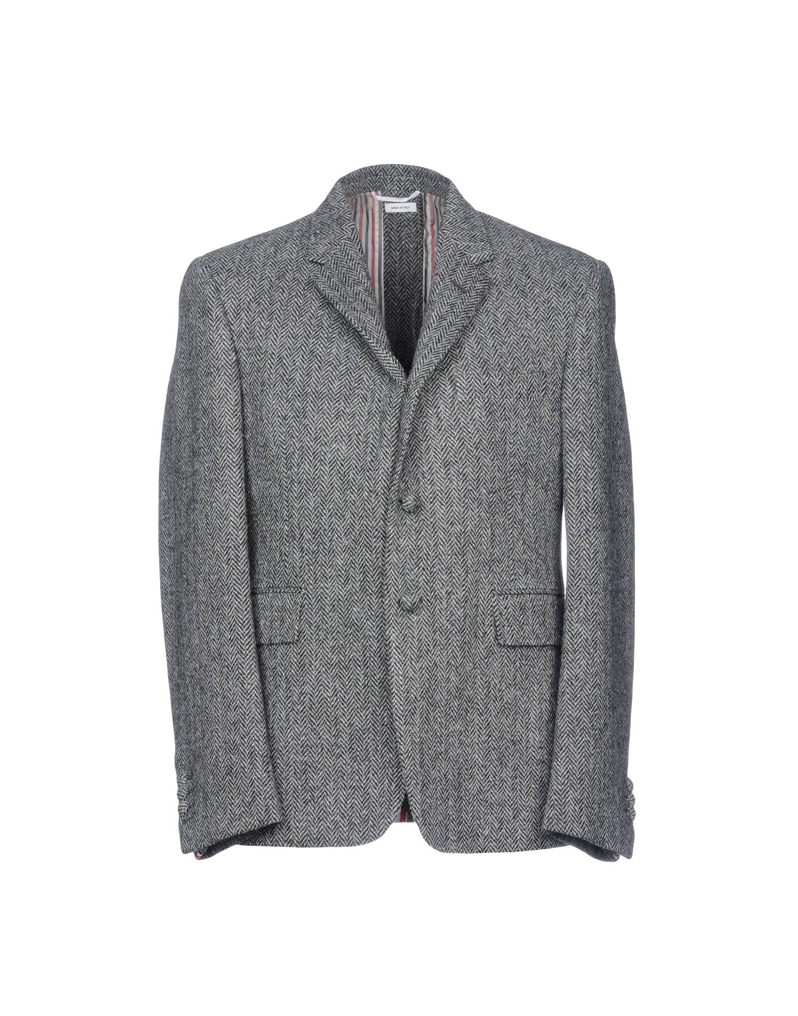 THOM BROWNE THOM BROWNE MAN BLAZER GREY SIZE 3 WOOL, CUPRO,49392710PA 4