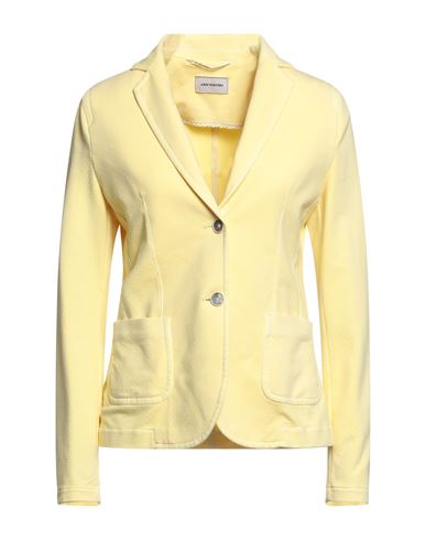 Jan Mayen Woman Suit jacket Yellow Size 6 Cotton, Elastane