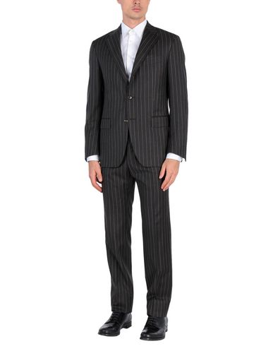 Man Suit Dark brown Size 42 Wool