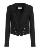 SAINT LAURENT Damen Jackett Farbe Schwarz Gr��e 4