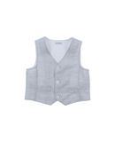 LEO E LILLY BON TON Jungen 3-8 jahre Weste Farbe Hellgrau Gr��e 2