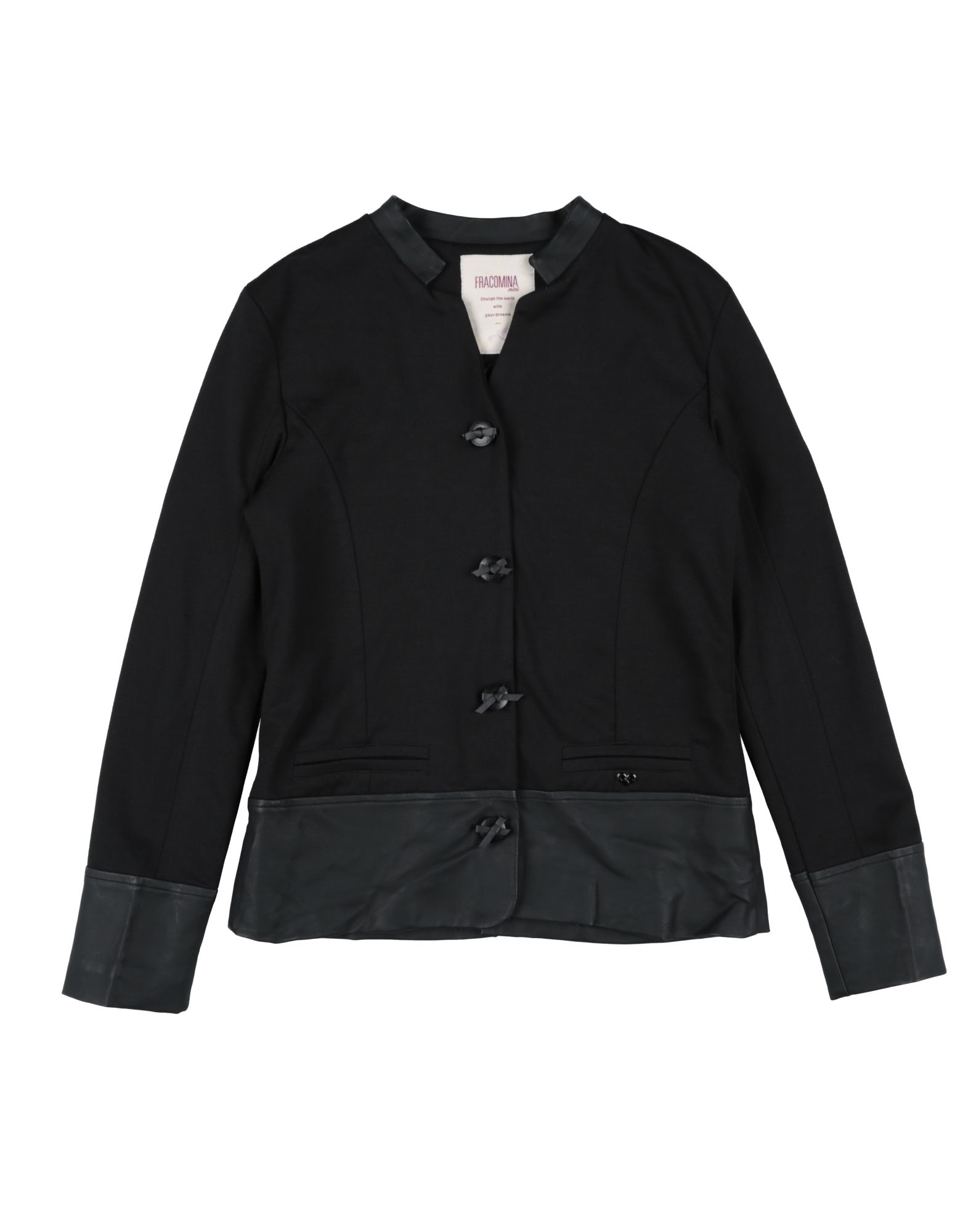Fracomina Mini Kids' Suit Jackets In Black