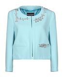 BOUTIQUE MOSCHINO Damen Jackett Farbe T?rkis Gr��e 4