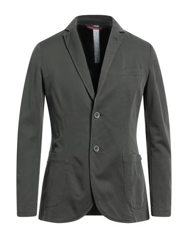 Mason's Man Suit Jacket Dark Green Size 40 Cotton, Elastane
