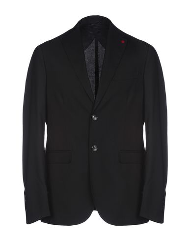 Seinse Man Blazer Black Size 38 Polyester, Viscose, Elastane