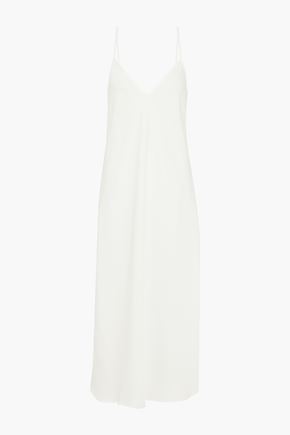 Ellery Up To 70 Off At The Outnet Ellery Eleventh Hour Crepe De Chine Midi Slip Dress