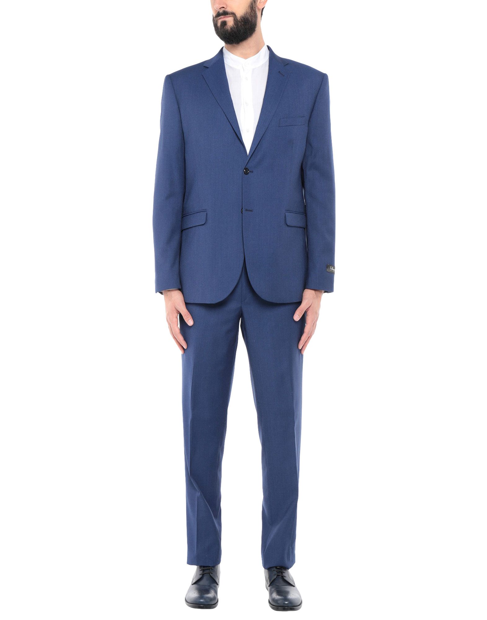 《送料無料》ALESSANDRO GILLES メンズ スーツ ブルー 58 ウール 100%