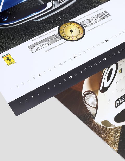 Scuderia Ferrari Online Store - 2019 Mito Ferrari calendar - Posters & Prints