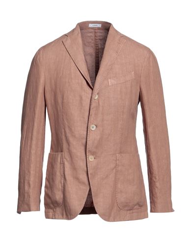 Boglioli Man Suit Jacket Light Brown Size 42 Linen In Beige