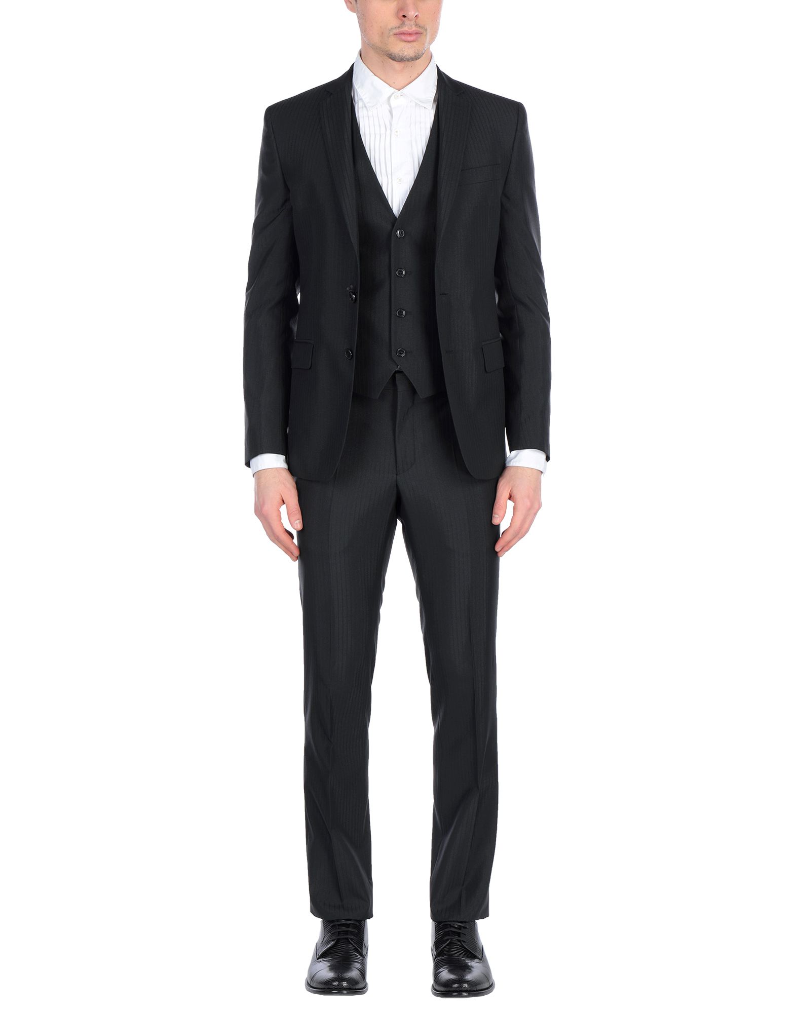 Versace Suits In Black | ModeSens