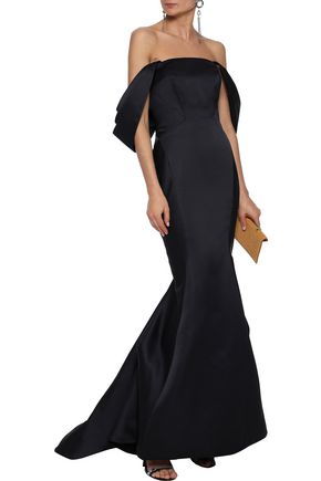 zac posen black gown