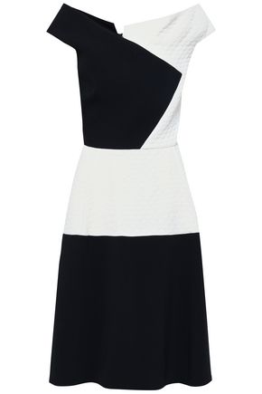 Purple Knee Length Roland Mouret Dress