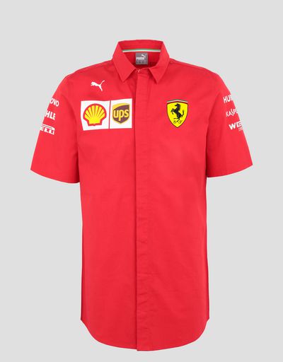 Scuderia Ferrari Online Store - メンズ Scuderia Ferrari 2019 レプリカ シャツ - ショートスリーブシャツ