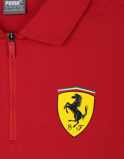 Scuderia Ferrari Online Store - Scuderia Ferrari 2019 Replica kids polo shirt - Short Sleeve Polos