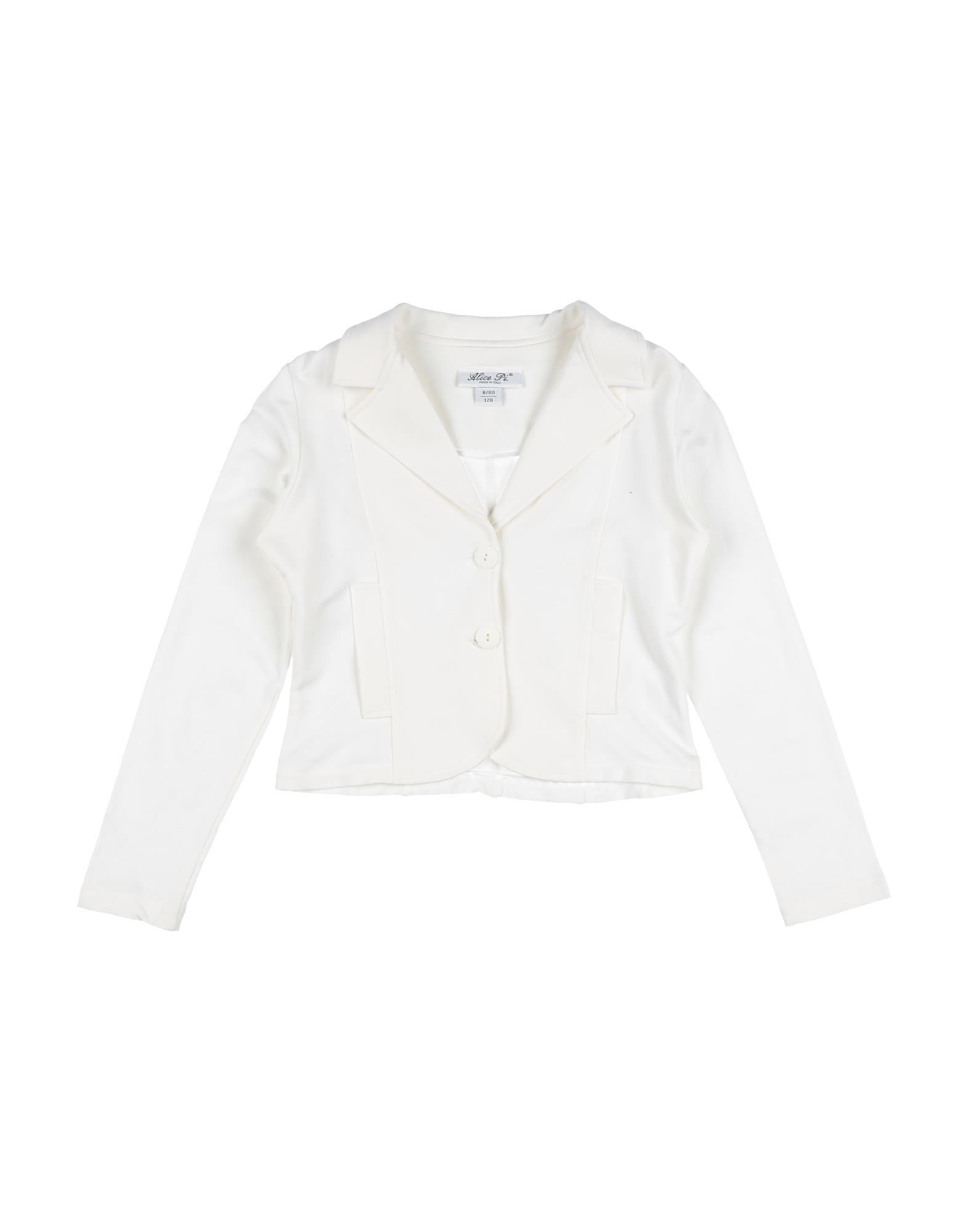Alice Pi. Kids' Suit Jackets In White