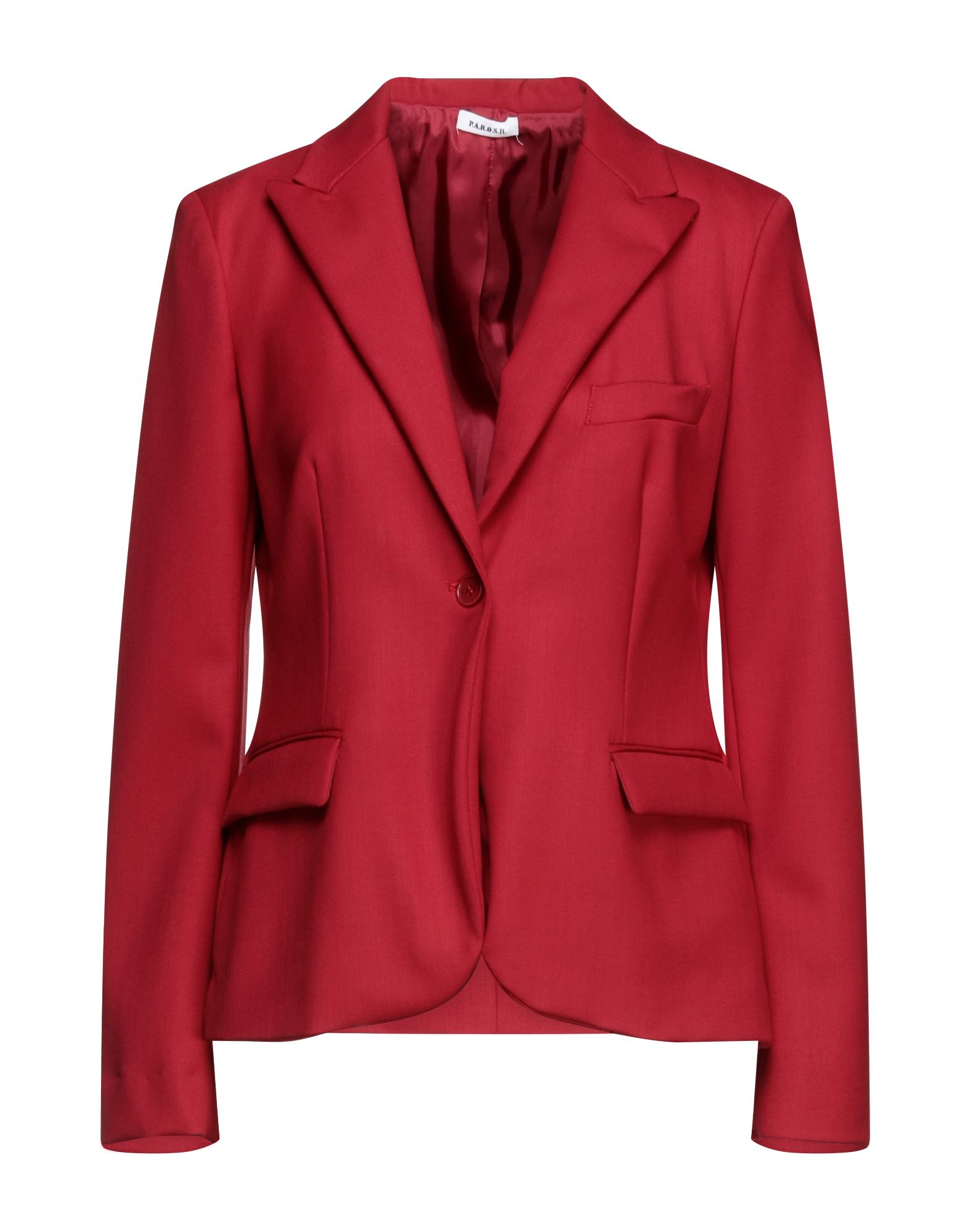 P.a.r.o.s.h Suit Jackets In Red