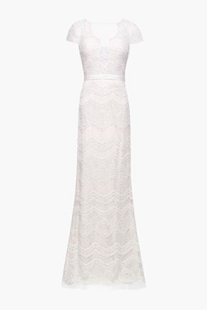 Open Back Embroidered Lace Bridal Gown Sale Up To 70 Off The